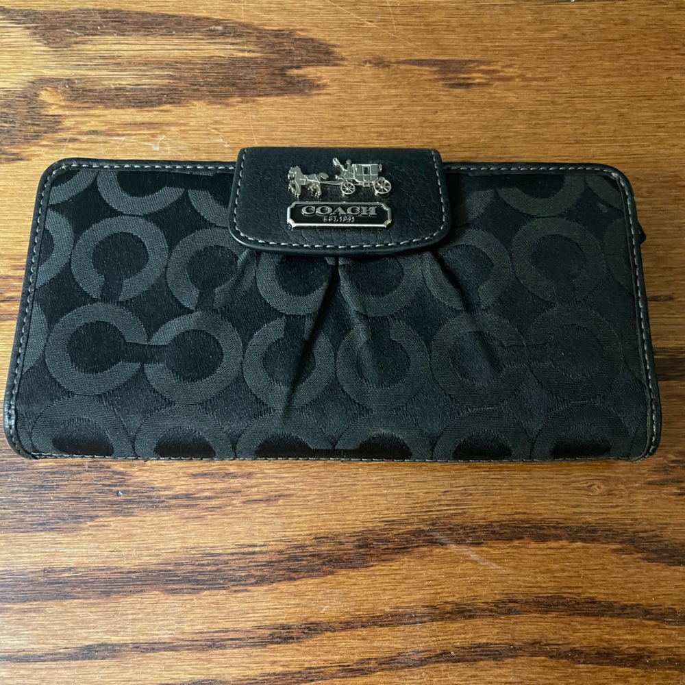 Coach Wallet - Pink & Black - Picture 1 of 6